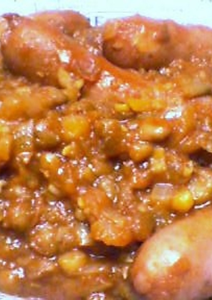 ソーセージと豆のドイツ風煮込み-レシピのメイン写真