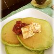 簡単ふわもちっ♪抹茶パンケーキ