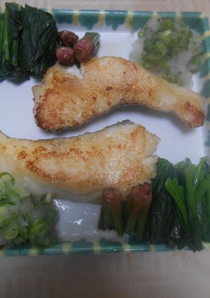 甘口タラのオリーブ油焼き・ねぎおろし添え-レシピのメイン写真
