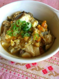 まいたけと豆腐の卵とじ!-レシピのメイン写真