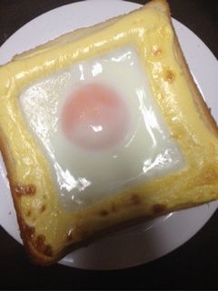 簡単目玉焼きトースト!-レシピのメイン写真