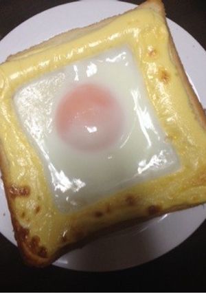 簡単目玉焼きトースト！-レシピのメイン写真