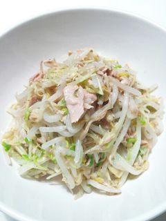 もやしと豆苗とツナの和風まろやかサラダ-レシピのメイン写真