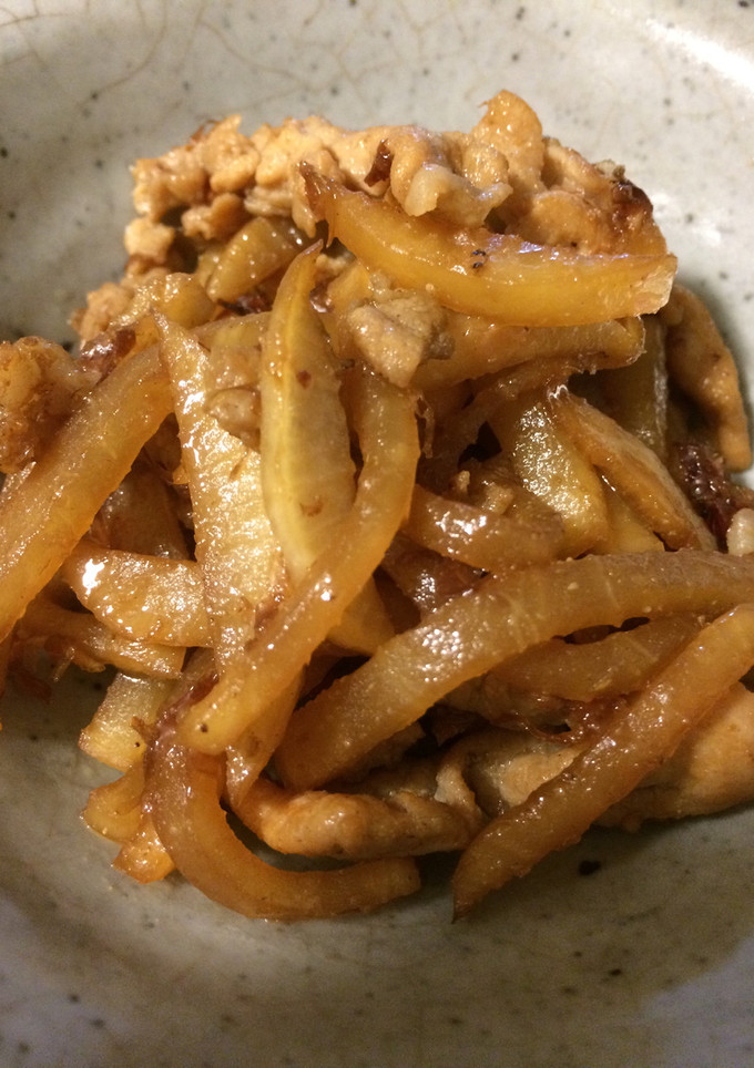 大根と豚肉の炒め物-レシピのメイン写真