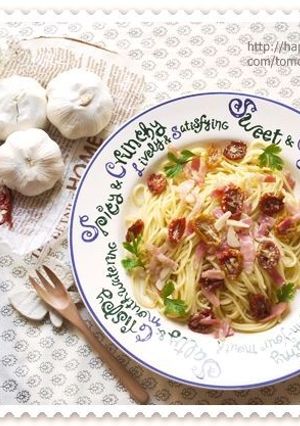 セミドライトマトのペペロンチーノ-レシピのメイン写真