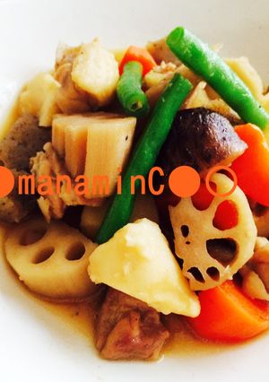 めんつゆだけ★冷凍野菜でかんたん筑前煮-レシピのメイン写真