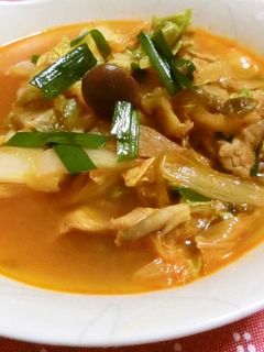 ☆豚キムチスープ☆豚キムチうどん☆-レシピのメイン写真