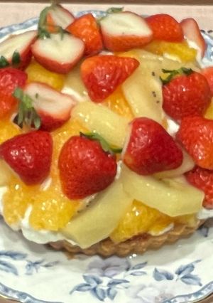 自慢の　フルーツタルト-レシピのメイン写真