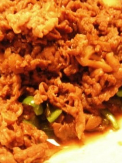 しゃきしゃきピーマン炒めの牛肉かけ-レシピのメイン写真