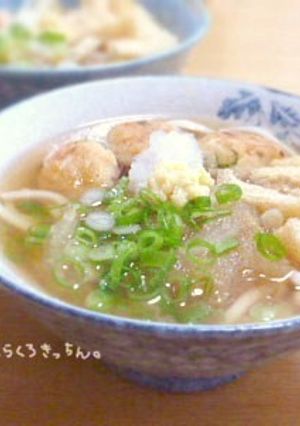 あったまる～♪生姜みぞれあんかけうどん-レシピのメイン写真