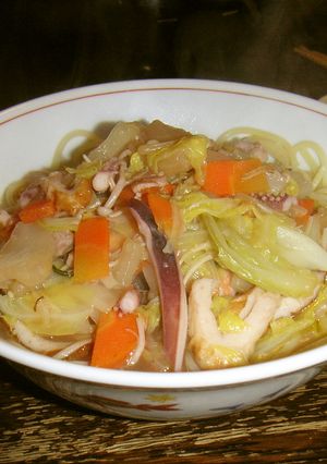 ちゃんぽん風・塩ラーメン-レシピのメイン写真