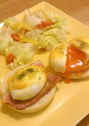 エッグベネディクト-レシピのメイン写真