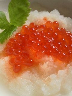 大根おろし&いくら醤油漬け-レシピのメイン写真