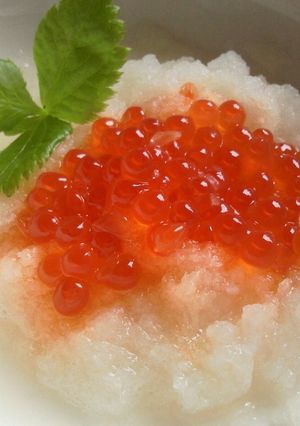 大根おろし＆いくら醤油漬け-レシピのメイン写真