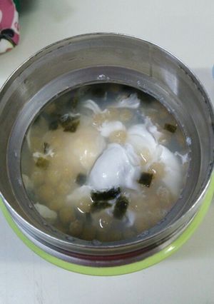 お茶漬けの素と押し麦でスープジャーランチ-レシピのメイン写真