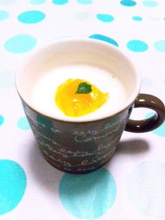 マグカップで簡単!ヨーグルトムース♪-レシピのメイン写真