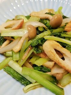 小松菜のポン酢炒め-レシピのメイン写真