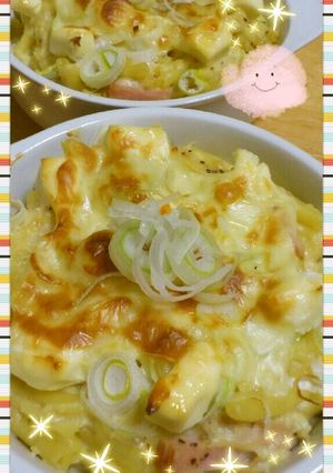 簡単♪長ねぎとクリームチーズのグラタン-レシピのメイン写真