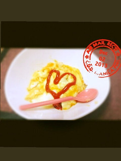 カレーチーズオムライス。簡単×ズボラ飯。-レシピのメイン写真