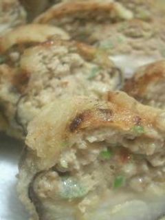シイタケの肉詰め天ぷら-レシピのメイン写真