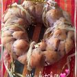 Xmasに♪ミックスベリーのリースパン♡