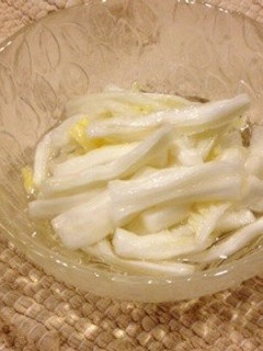 【簡単!美味しい!】白菜のらっきょ酢漬け-レシピのメイン写真