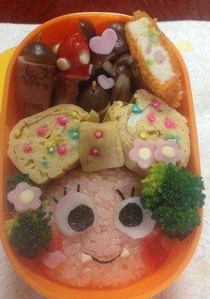 キャラ弁 NHK がんこちゃん-レシピのメイン写真