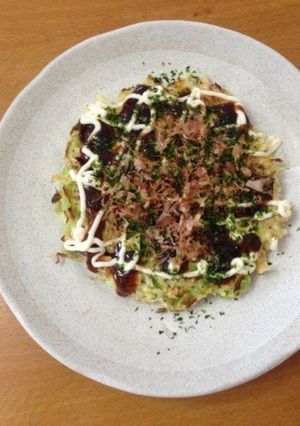 簡単おひるごはん！我が家のお好み焼き-レシピのメイン写真