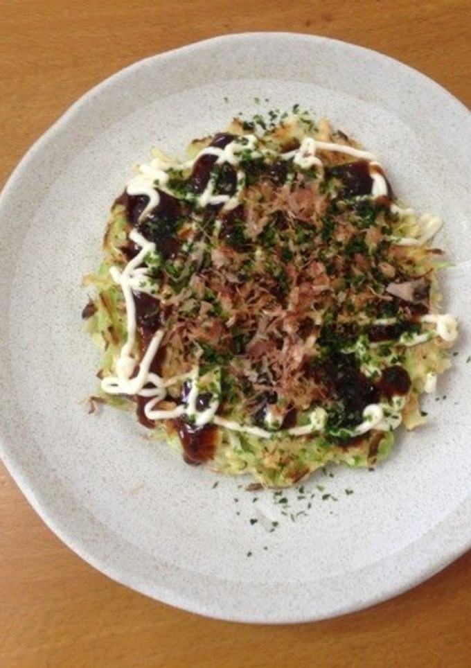 簡単おひるごはん！我が家のお好み焼き-レシピのメイン写真