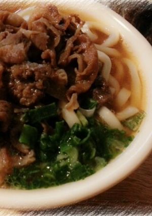 我が家の定番肉うどん☆彡-レシピのメイン写真