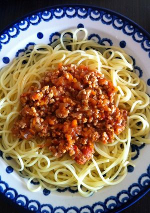 野菜たっぷり絶品ミートソースパスタ♪-レシピのメイン写真