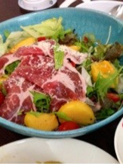 柿と生ハムのサラダ-レシピのメイン写真