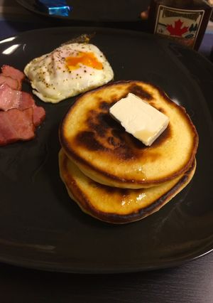 強力粉の適当ふかふかパンケーキ-レシピのメイン写真