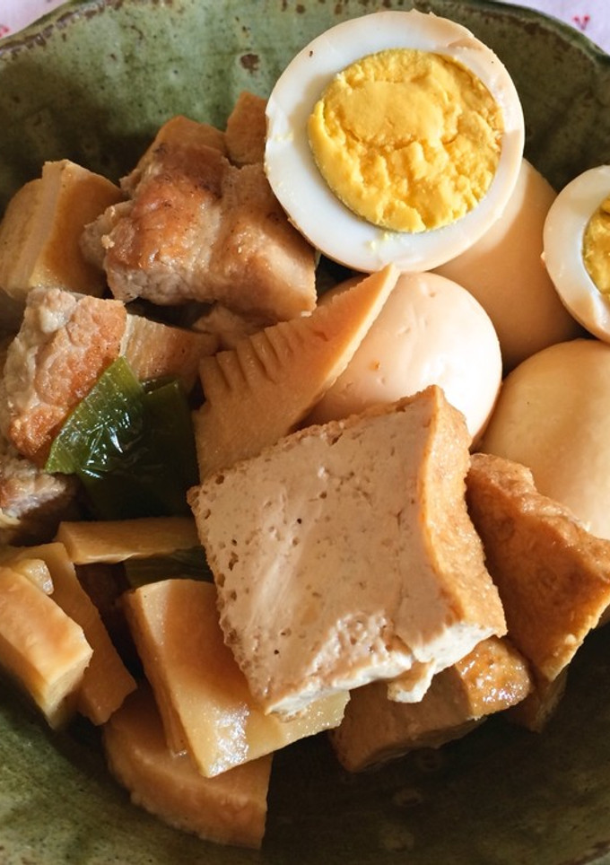 豚バラ肉と厚揚げの煮物-レシピのメイン写真