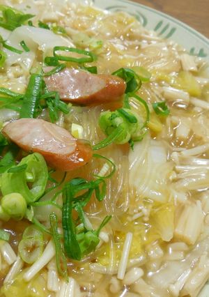 白菜＆えのきのトロトロ春雨煮　どすぇ-レシピのメイン写真