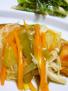 鮭のムニエル生姜野菜あんかけ-レシピのメイン写真