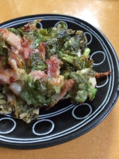セロリの葉のかき揚げ(無水鍋QC使用)-レシピのメイン写真