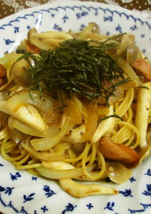 しめじの和風にんにく醤油パスタ-レシピのメイン写真