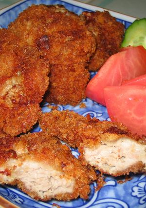 ☆おかず☆残り豚肉でニセ豚カツ（＾＾；-レシピのメイン写真