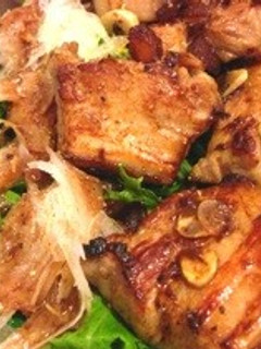 豚バラ肉のジューシーステーキ簡単ソースで-レシピのメイン写真