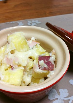 グラタン風さつまいも-レシピのメイン写真