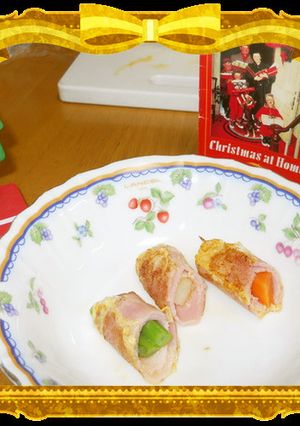簡単☆彡ボイル野菜のピカタ-レシピのメイン写真