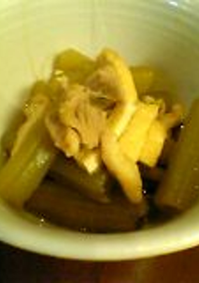 蕗のきつね煮-レシピのメイン写真