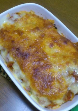 簡単☆ピザ風ポテトグラタン-レシピのメイン写真