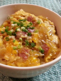 ふんわりベーコン玉子丼-レシピのメイン写真