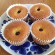 大きな栗のカップケーキ