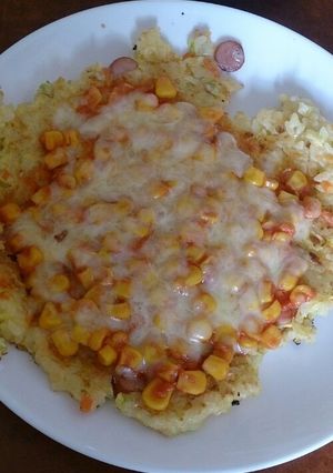 ご飯ピザ-レシピのメイン写真