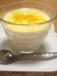 ゆずのババロワ-レシピのメイン写真