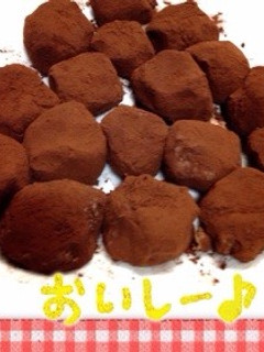 簡単トリュフチョコ!-レシピのメイン写真