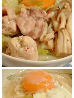 やさしい鶏塩鍋&〆のにゅうめん-レシピのメイン写真